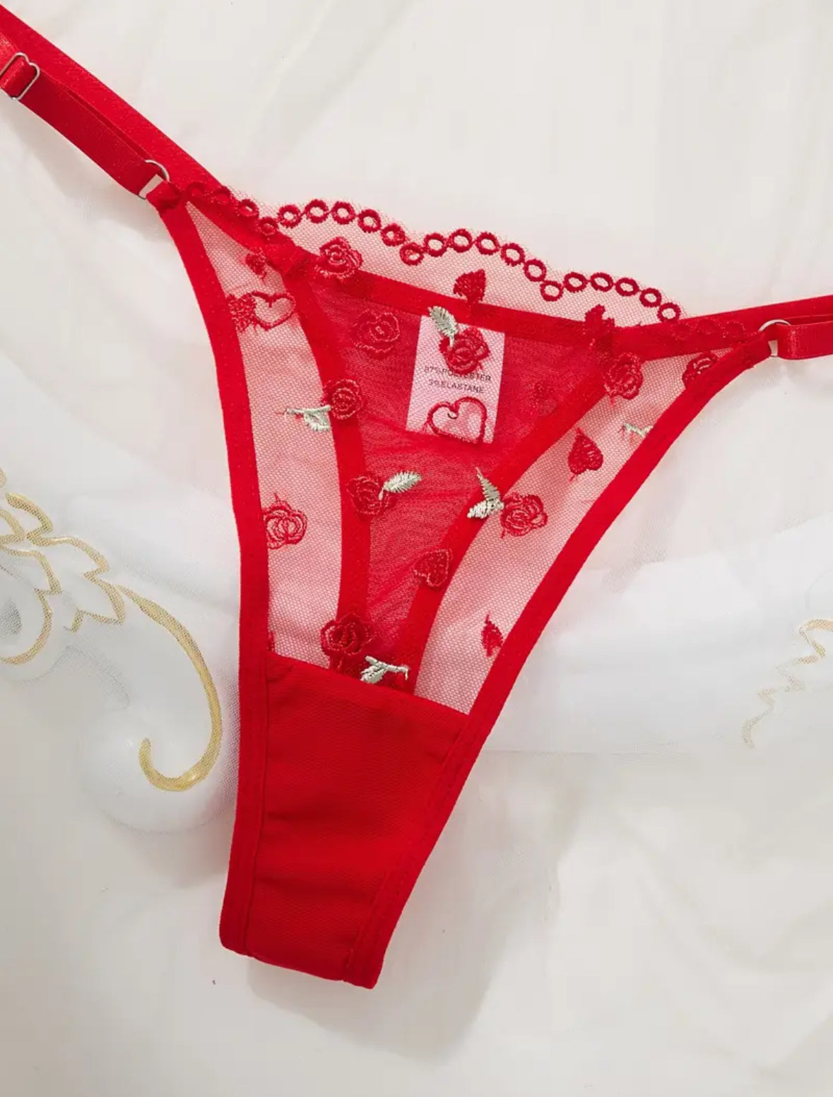 Conjunto Lencería Rojo (S)