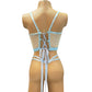 Conjunto Corset Celeste Promo