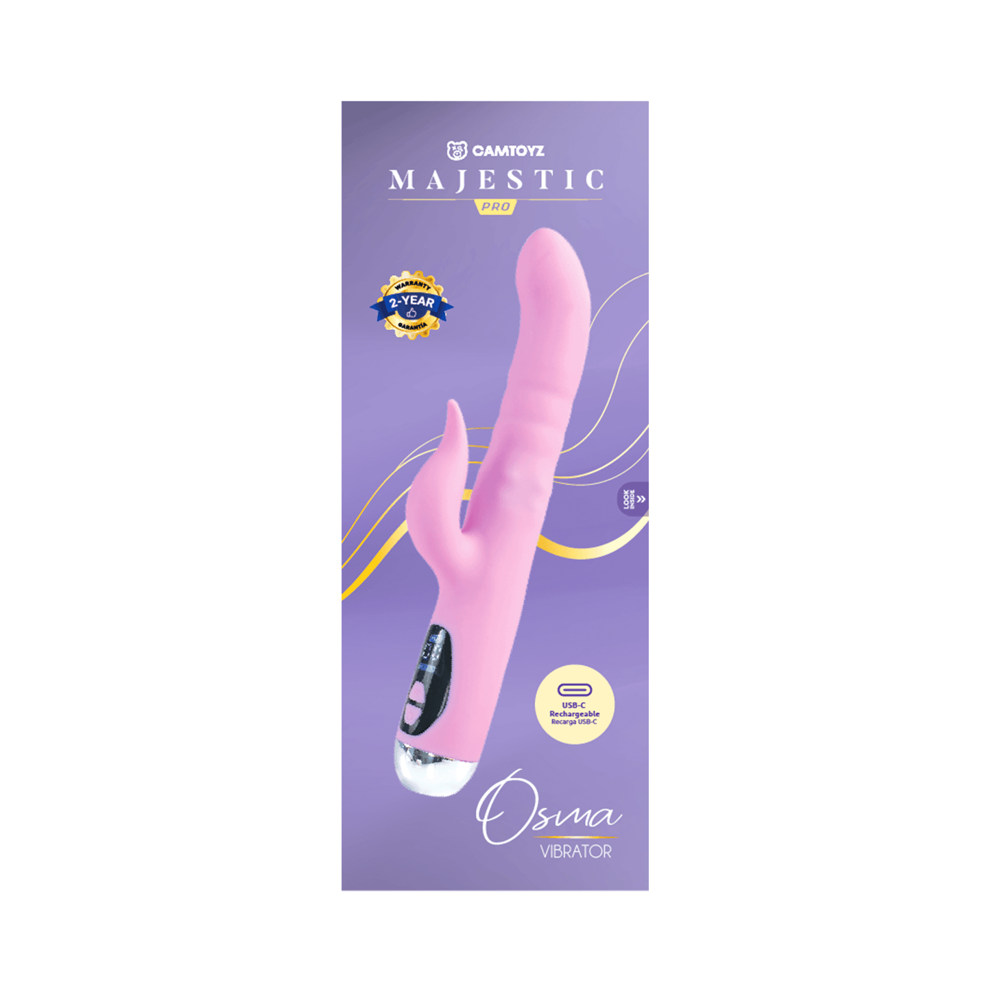 Vibrador Rabbit Osma Majestic Pro con Carga USB-C CamToyz