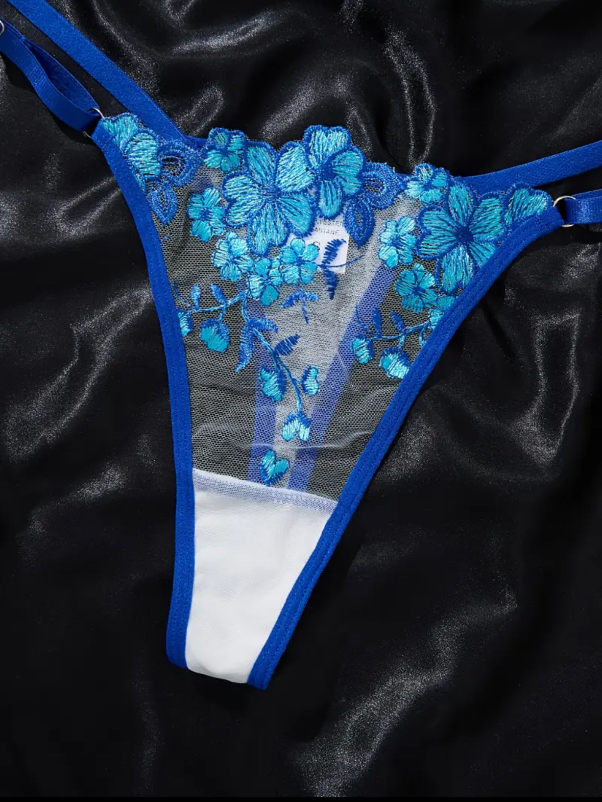 Conjunto Lencería Corset Azul (S)