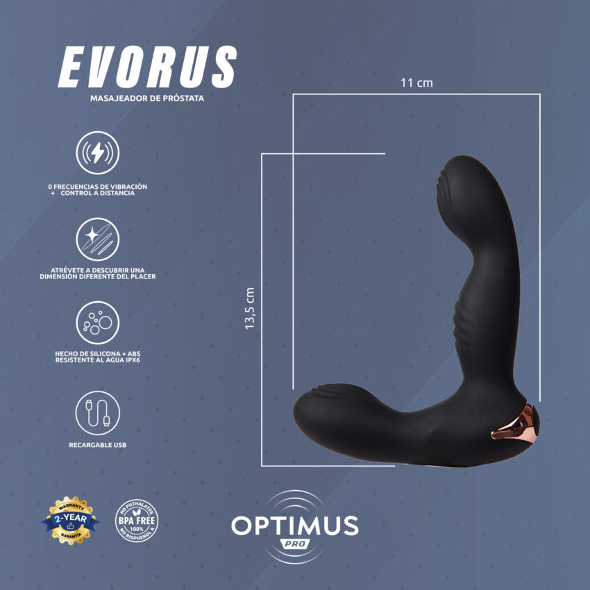 Estimulador de Prostata Evorus Optimus Pro CamToyz