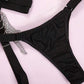 Conjunto Liguero Con Cadenas S-M