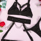 Conjunto Liguero Con Cadenas S-M