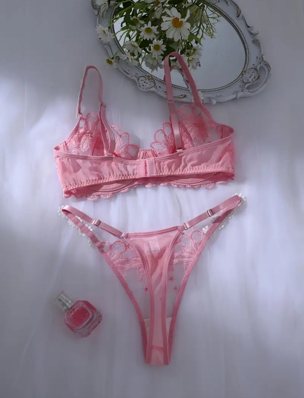 Conjunto Lencería Palo de Rosa (M)