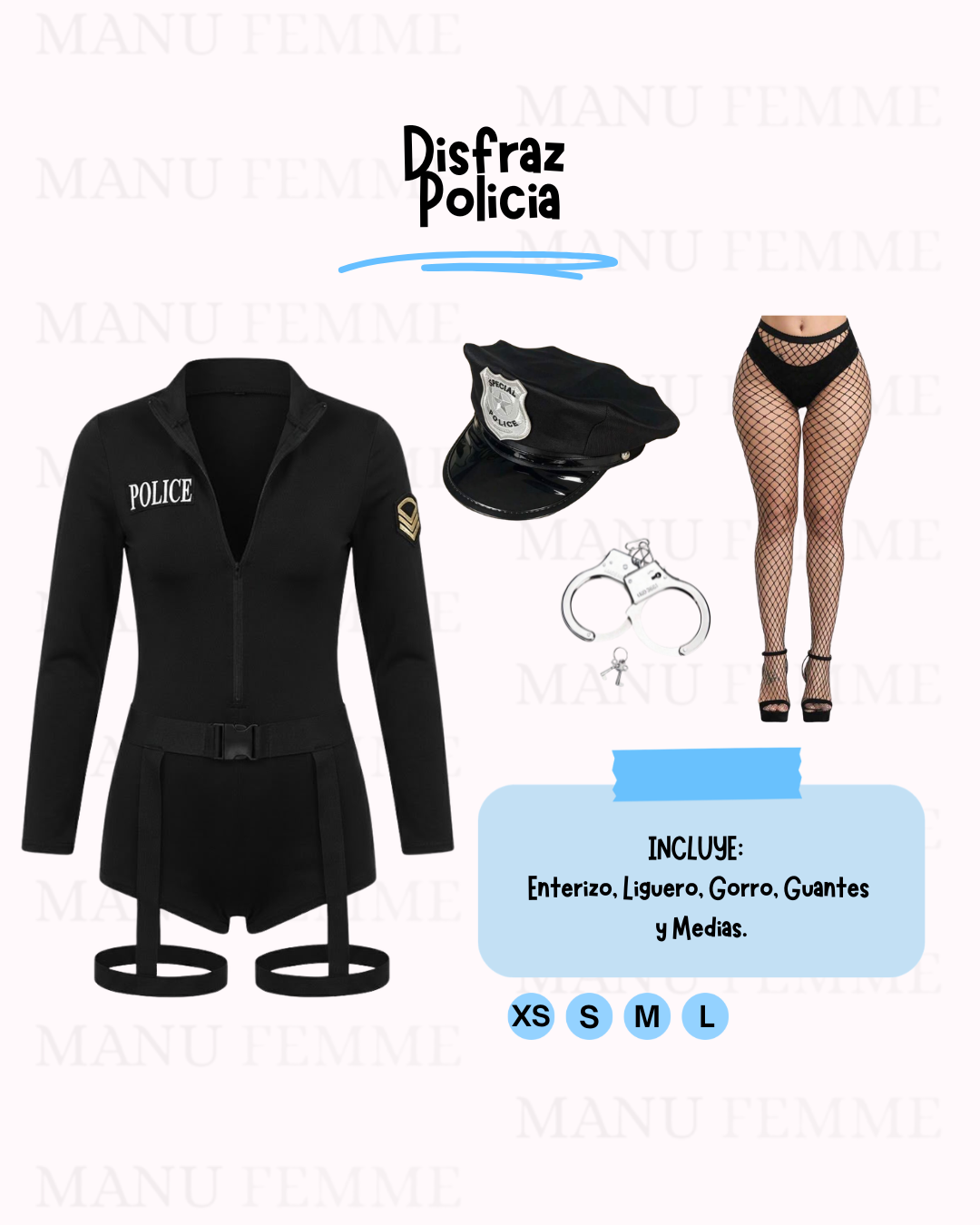 ✨Disfraz Policía ✨