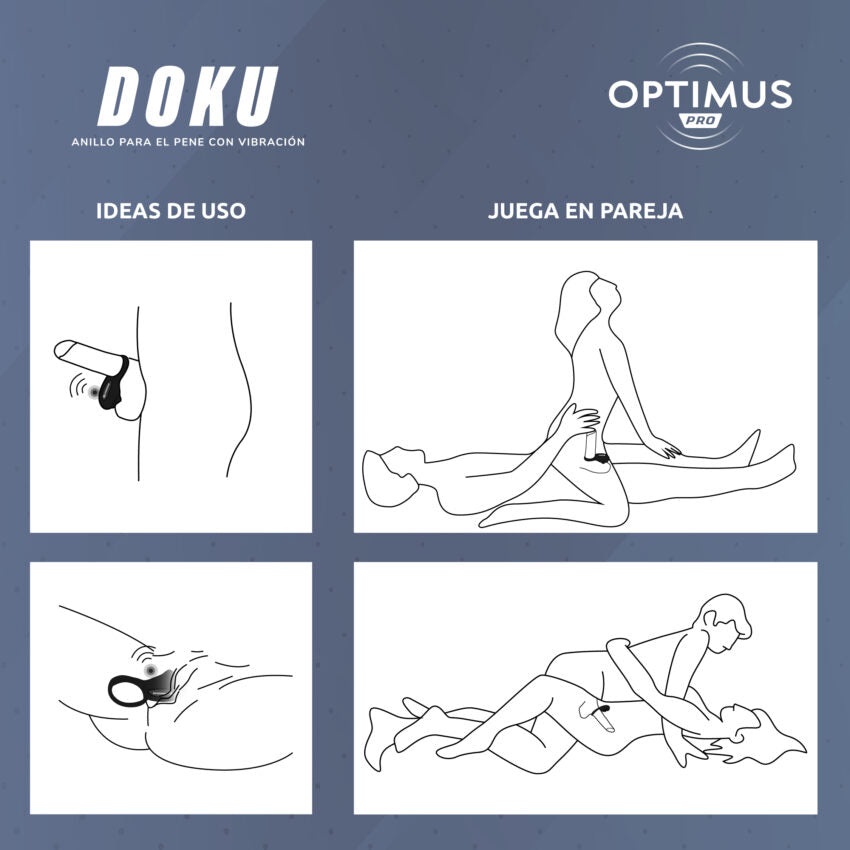 Anillo Vibrador Doku Optimus Pro Con App Camtoyz