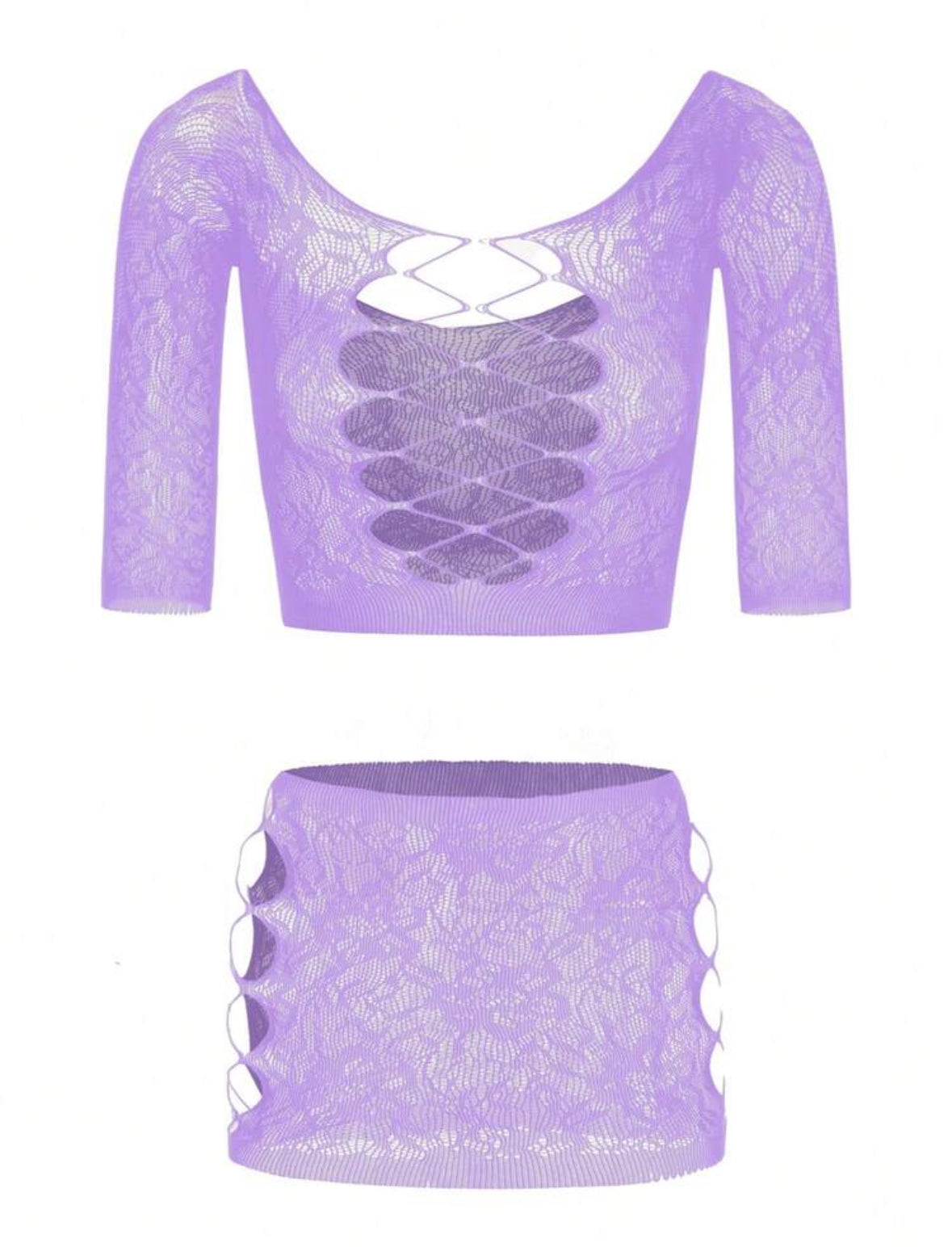 Malla Conjunto Lila (Solo la Malla)