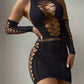 Malla Vestido con guantes