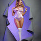 Disfraz Coneja Playboy Rosada + medias Importado (M-L)