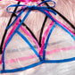 Trio de Conjuntos Importados POR UNIDAD (Azul, Fucsia y Negro) (S-M)