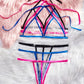 Trio de Conjuntos Importados POR UNIDAD (Azul, Fucsia y Negro) (S-M)