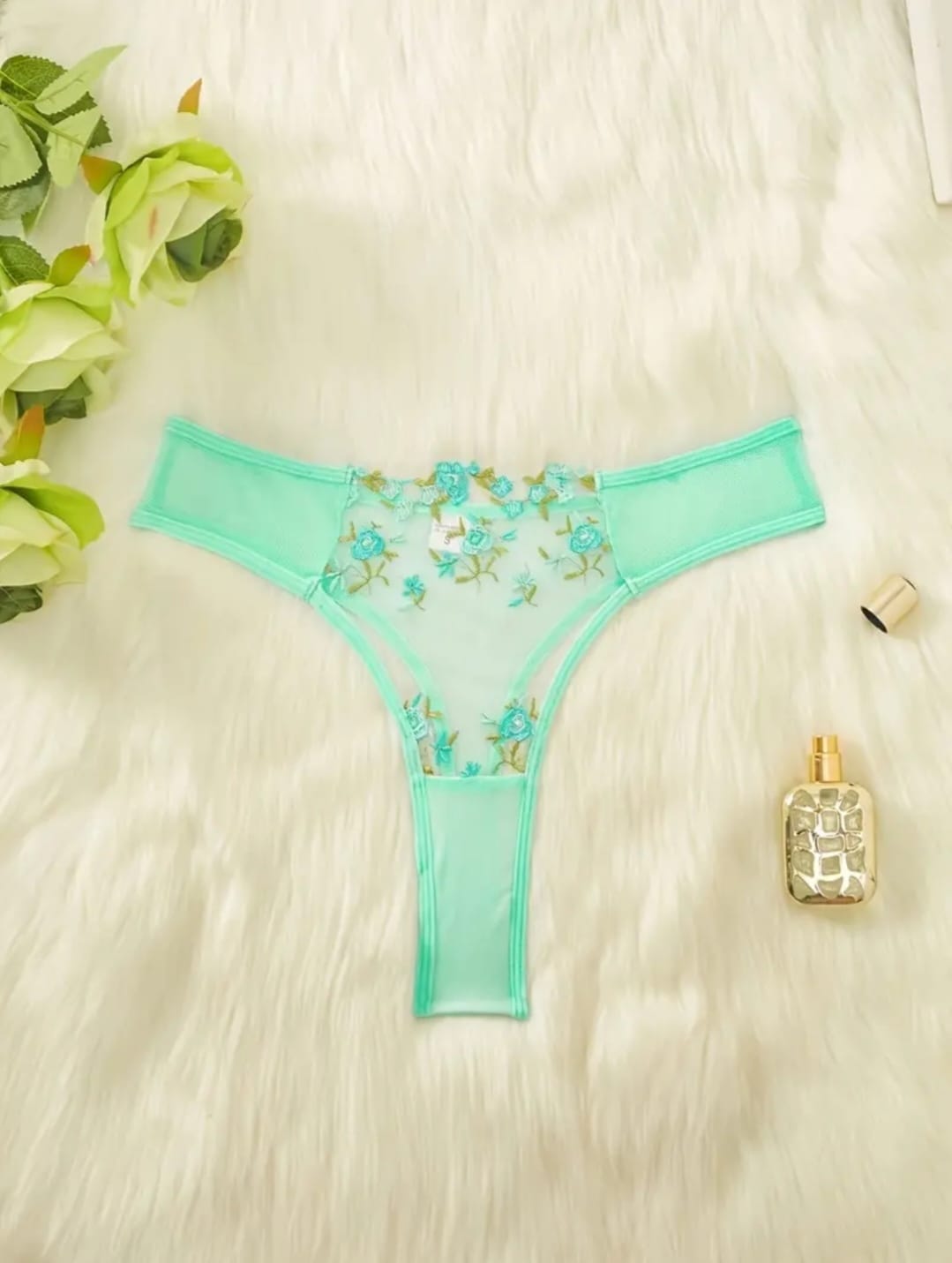 Conjunto Liguero Verde Agua Marina Importado (S-M-L)