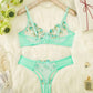 Conjunto Liguero Verde Agua Marina Importado (S-M-L)