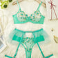 Conjunto Liguero Verde Agua Marina Importado (S-M-L)