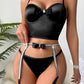 Conjunto Liguero Sencillo Licrado Moños Importado (S-M)