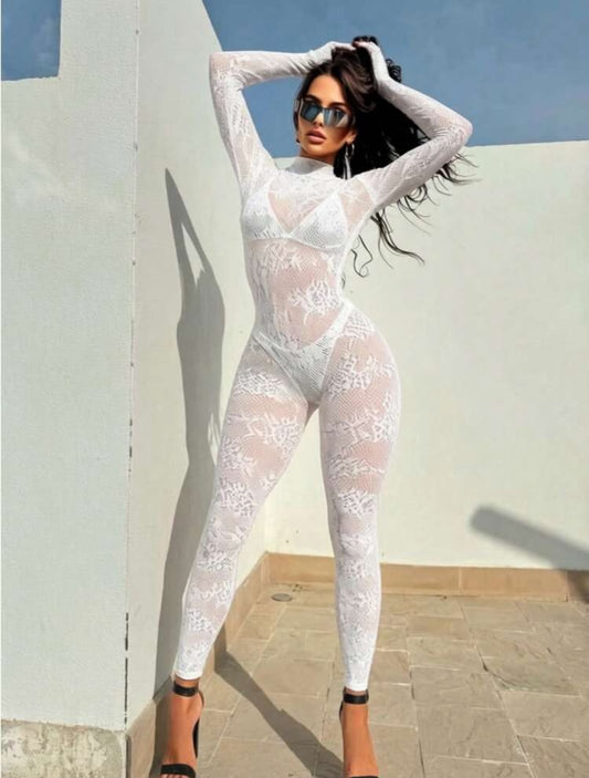 Malla Enterizo blanco entero REF N 01