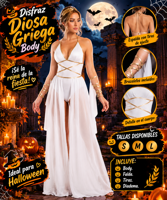 ✨Disfraz Diosa Griega + Diadema✨