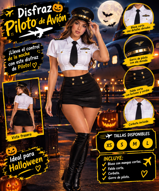 ✨Disfraz Piloto De Avión✨