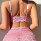 Conjunto rosa talla (S)