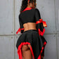 Disfraz diabla falda talla S- L
