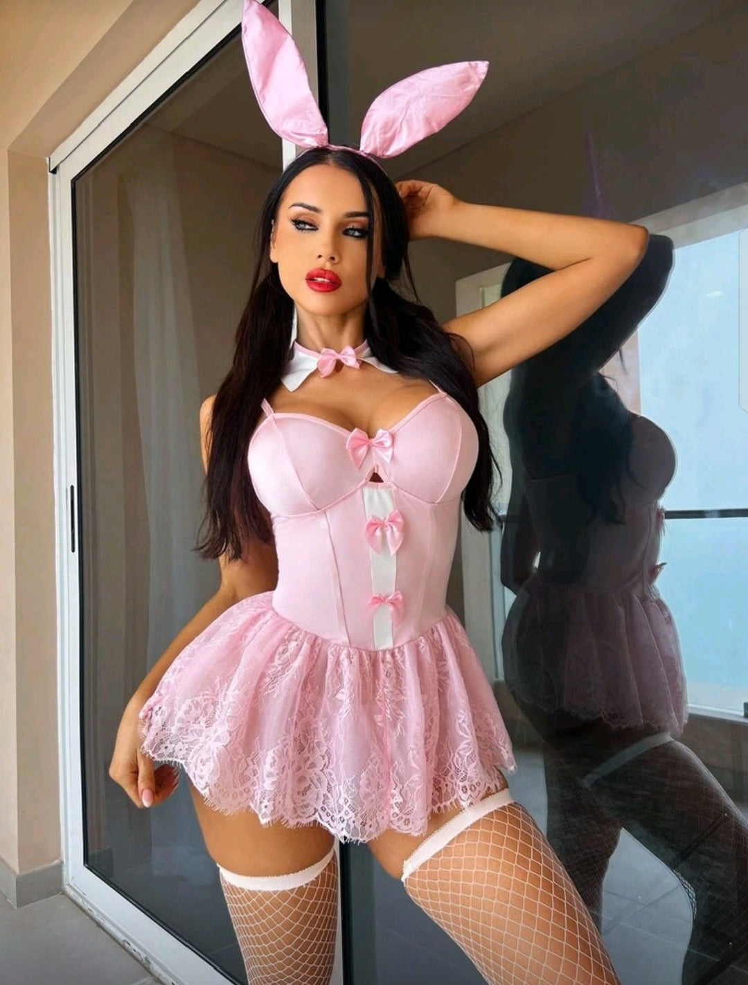 Conejita play boy rosa