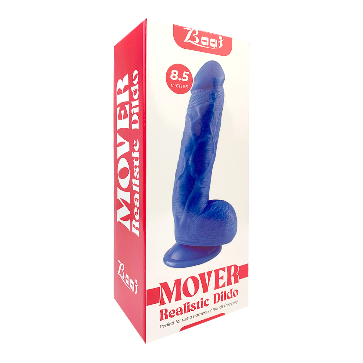 Dildo realista mover morado