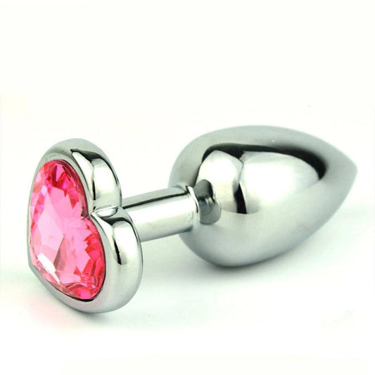 PLUG JOYA METALICO CORAZON TALLA S