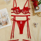 Lencería roja talla s
