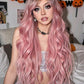 Peluca rosa