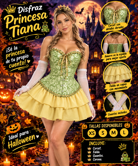 ✨Disfraz Princesa Tiana✨