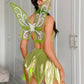 Disfraz hada verde talla S -M- L