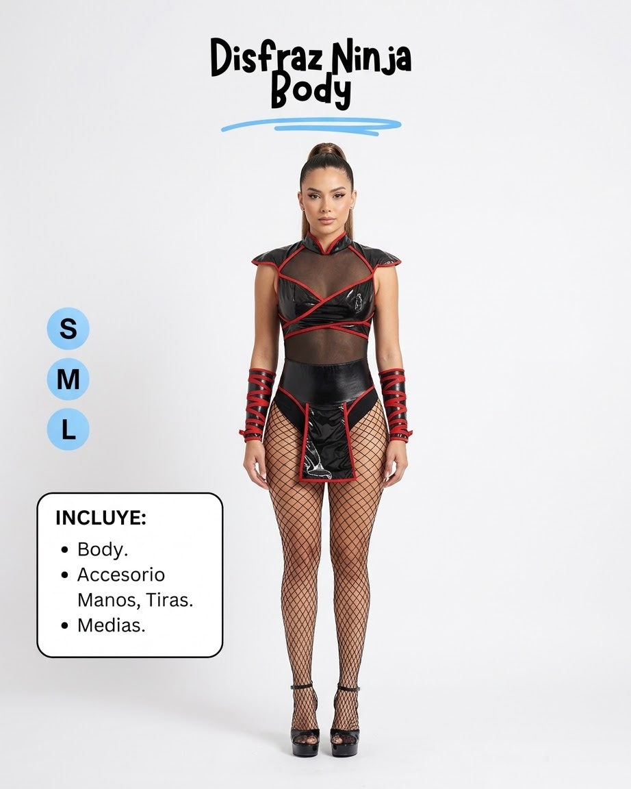 ✨Disfraz Ninja o Kitana Body✨