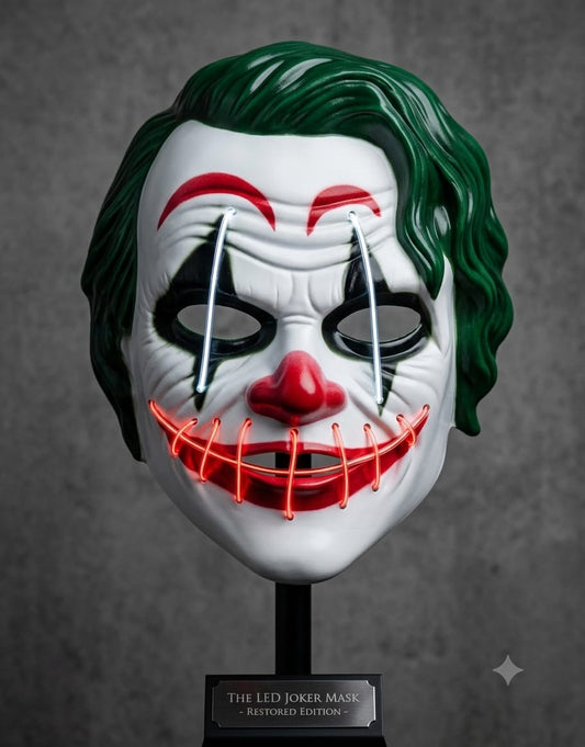 Máscara de Joker con luz