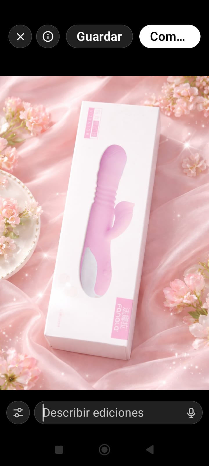 Vibrador Doble estimulación fanola sube y baja