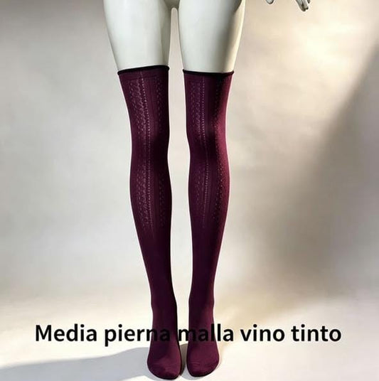 Media pierna vinotinto