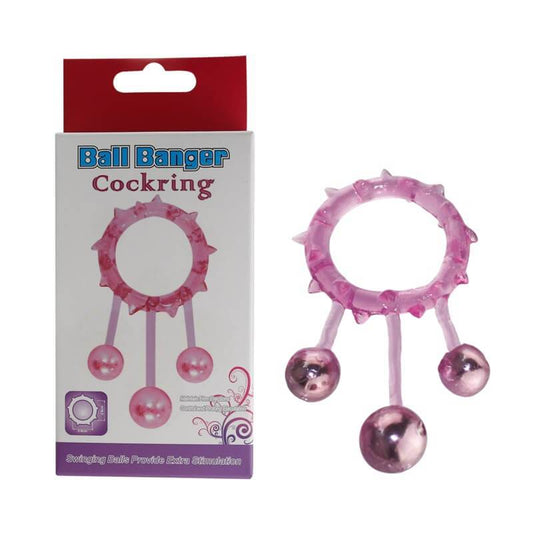 Anillo Para El Pene Con Bolas Estimuladoras Blass