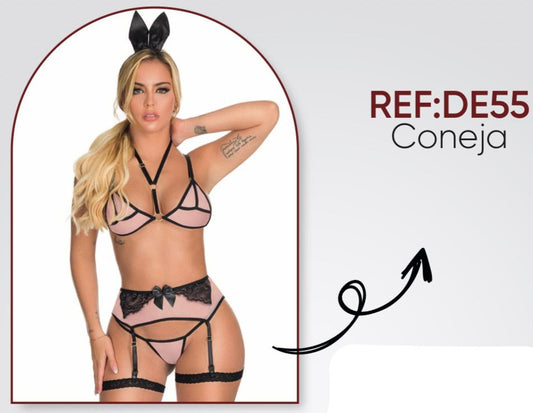 Disfraz lencería coneja