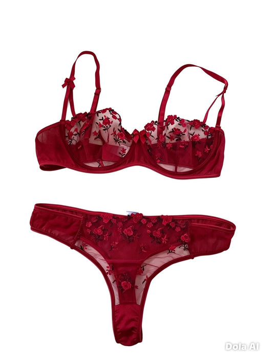Conjunto lencería, talla XL,