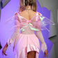 Disfraz vestido hada Rosa S- L