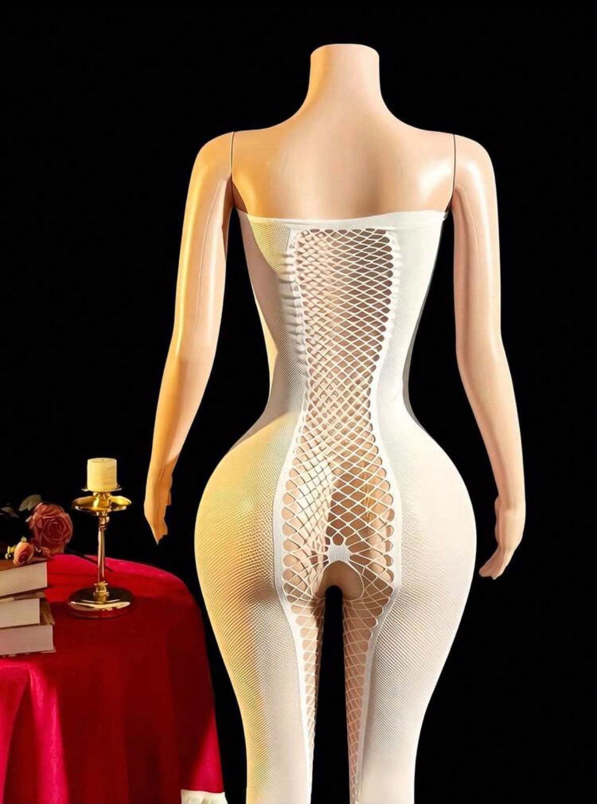 Malla blanca enteriza REF M 800