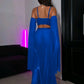 Disfraz árabe azul talla S