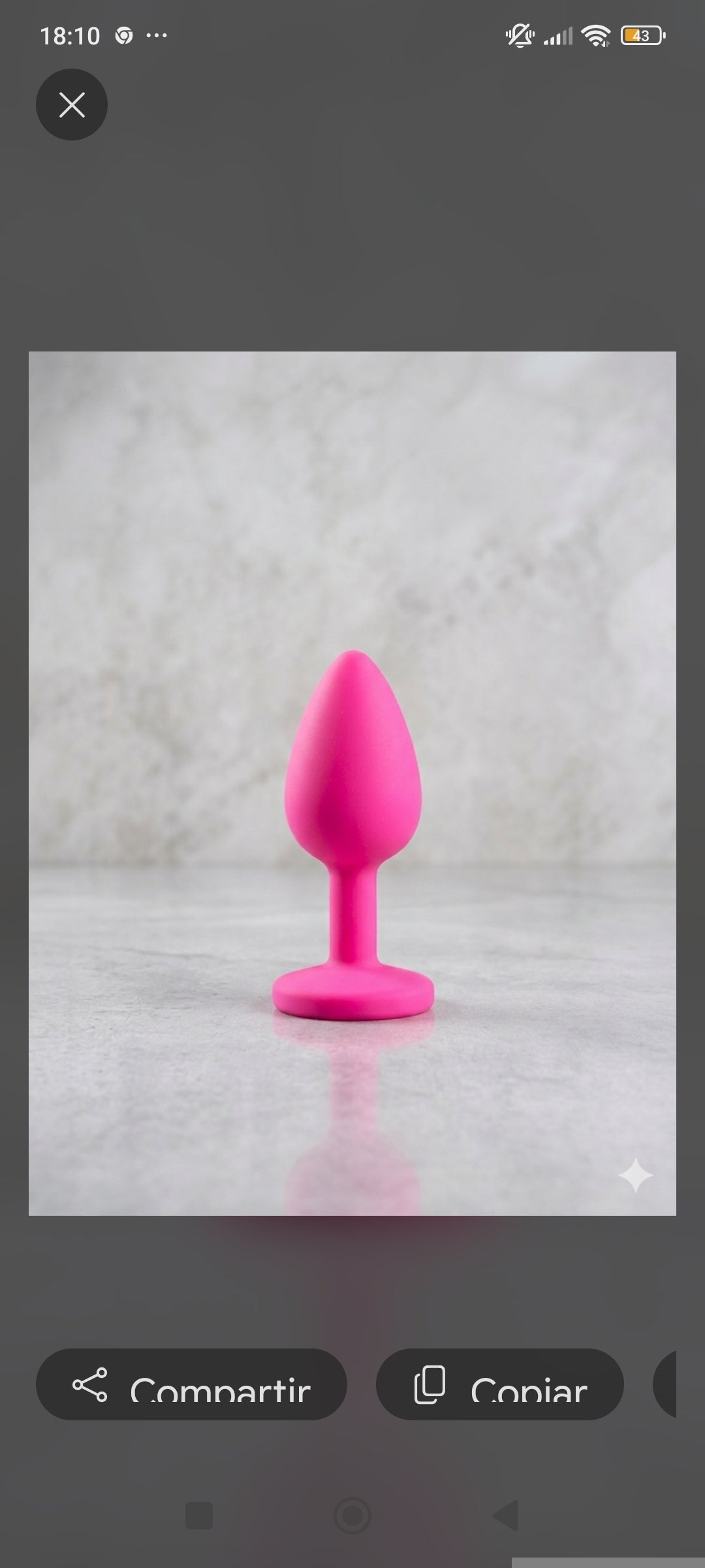 Plug Anal de Silicona Premium – Fucsia