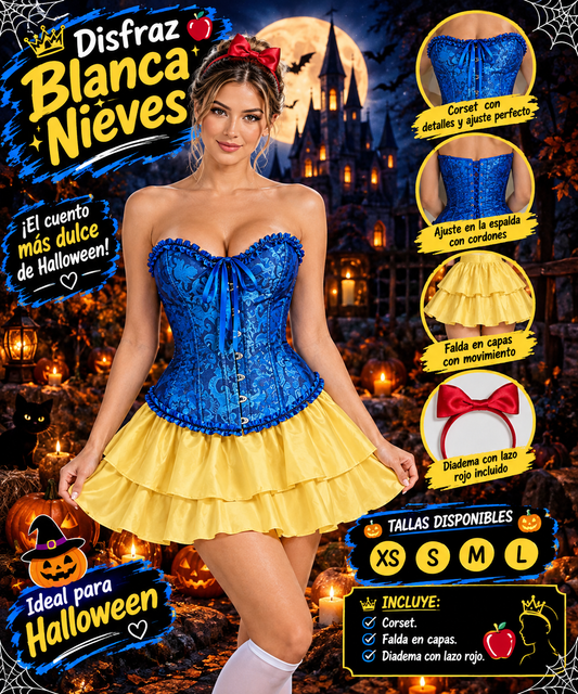 ✨Disfraz Princesa Blanca Nieves + Medias✨