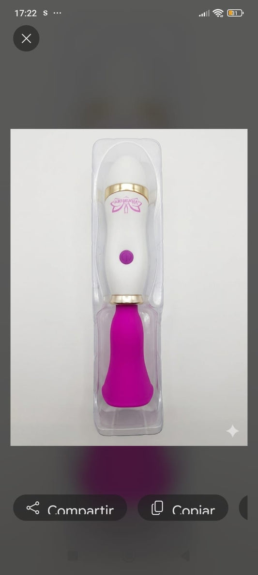Masajeador Personal Blanco y Fucsia