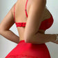 Conjunto lenceria falda talla S