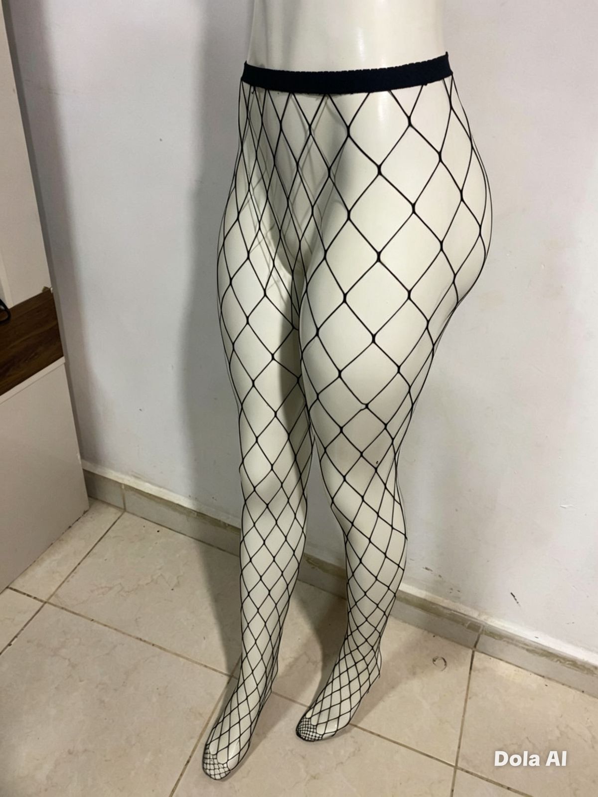 Media pantalón malla hueco grande, referencia M0010,