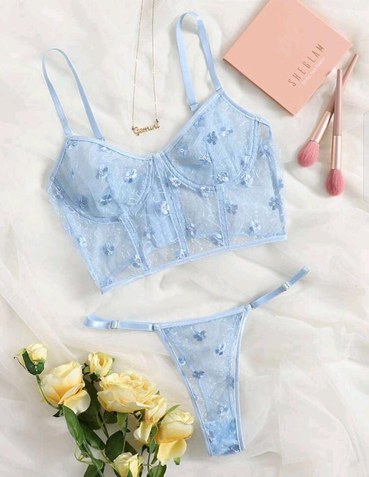 Conjunto celeste talla L