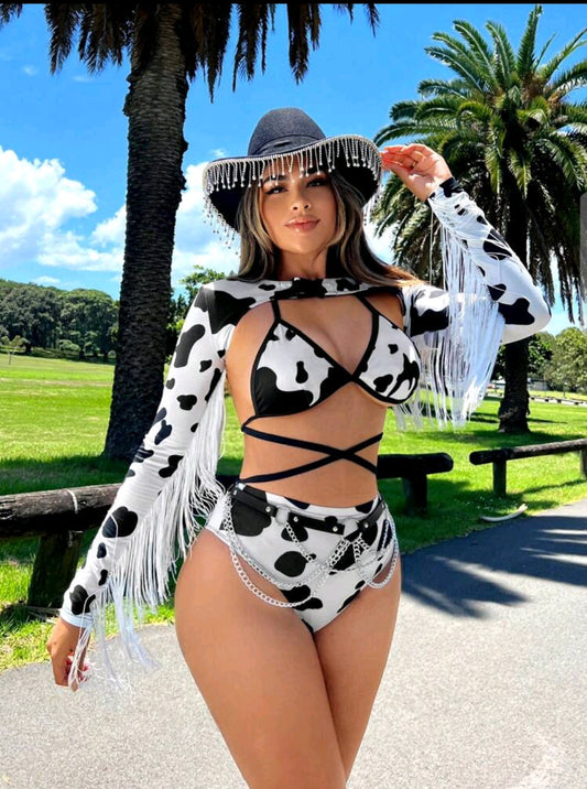 Disfraz vaquera( no incluye sombrero) talla S
