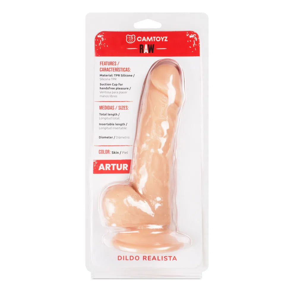 Dildo Realista Artur 19,5 cm Piel CamToyz
