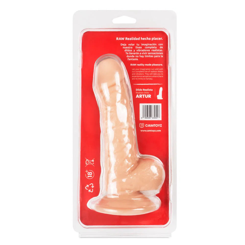 Dildo Realista Artur 19,5 cm Piel CamToyz